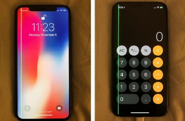 iPhone X ekranında yeşil çizgi çıktı iPhone X ekranında yeşil çizgi çıktı
