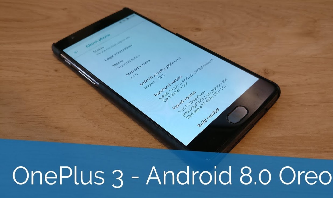 OnePlus 3 ve 3T Android 8.0 güncellemesi