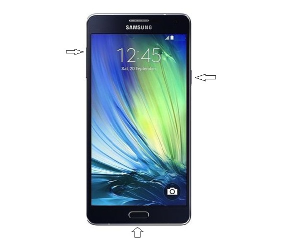 Galaxy A7 desen kilidini kirma hard reset 1