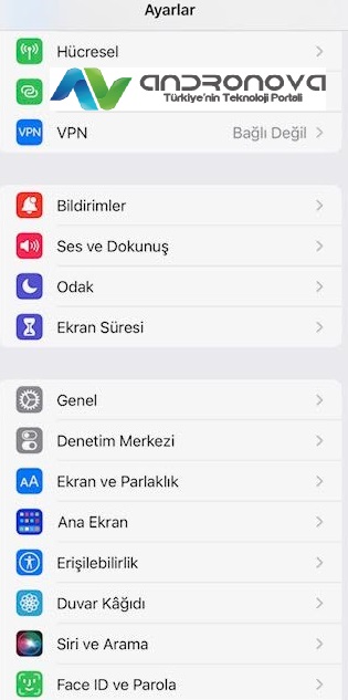 iPhone da parola nasil degistirilir 2