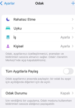 iPhone Odak modu nedir 1